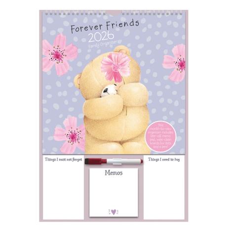 A3 Forever Friends Month-to-View Family Organiser 2026